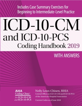 ICD-10-CM AND ICD-10-PCS Coding Handbook with Answers, 2019 (3-volume)