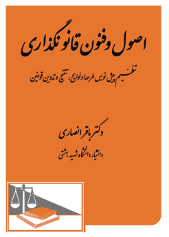 اصول و فنون قانونگذاری 
