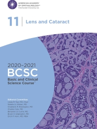 American Academy of Ophthalmology (BCSC 11), Lens and Cataract, 2020-2021