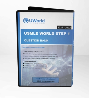 DVD بانک سوالات USMLE World - UWORLD Step 1 2021