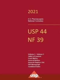 کتاب USP 2021 United State Pharmacopeia 44 - NF 39